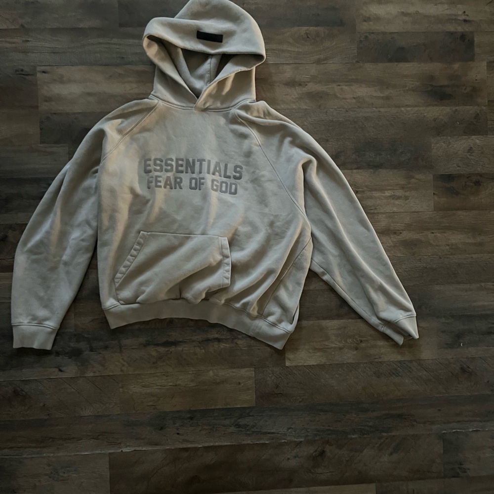 Fear of God Essentials Gray Hoodie